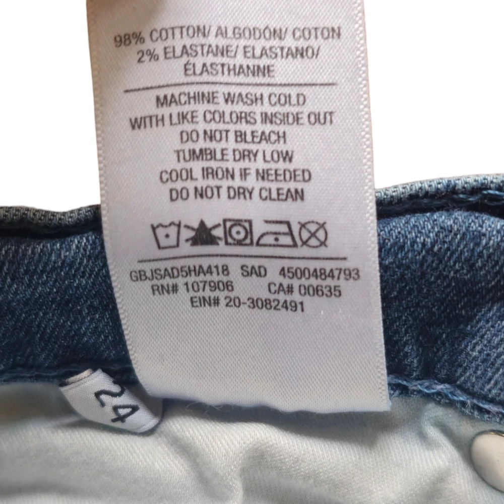 Hudson Blair High Rise Super Skinny Ankle Jeans Size 24